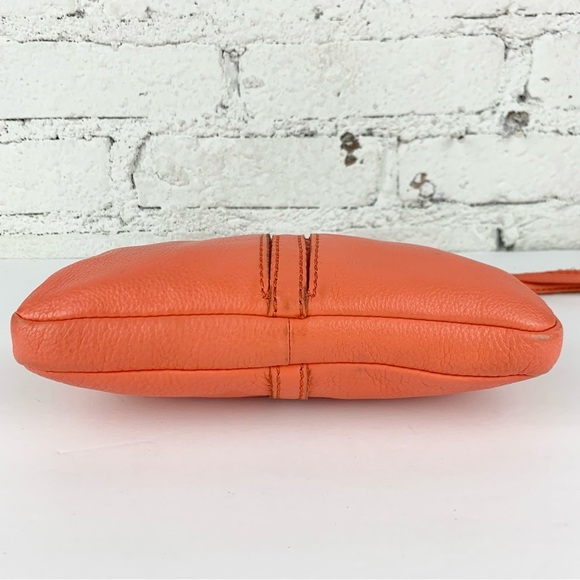 Fossil Erin Small Zip Top Watermelon Pink Crossbody Purse - Picture 12 of 14